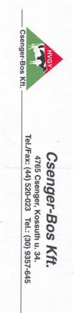 Csenger-Bos Kft.